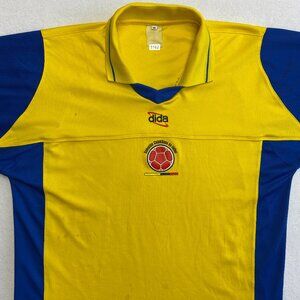 Colombiana De Futbol Jersey Men's M Yellow Short Sleeve Dida